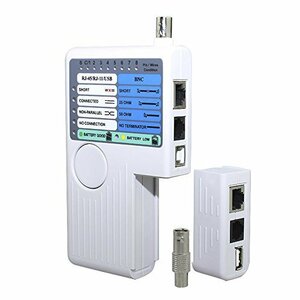 Ealona ネットワークケーブルテスター メーター リモート機能 4 in 1 RJ11 RJ45 USB BNC l