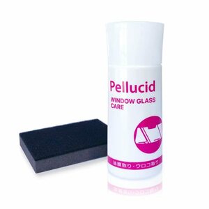 ペルシード 洗車ケミカル ガラス油膜&ウロコ除去クリーナー PCD-46 特殊スポンジ付 Pellucid