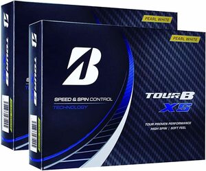 ２ダース BRIDGESTONE(ブリヂストン)ゴルフボール TOUR ツアー B XS 2022年モデル 12球入 (