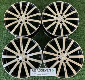 ★COSMIC VENERDi ヴェネルディ 18インチ 18×7J +50 PCD114.3 5H ハブ:約73 4本Set アルミホイール 中古 ★剥がれ 傷部分有 ★送料無料