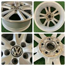 ★フォルクスワーゲン VW ゴルフV / ジェッタ 純正　17インチ 17×7J +54 PCD112 5H ハブ:約57.1 4本Set アルミホイール 中古 ★送料無料_画像5