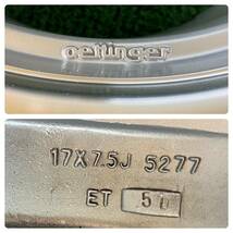 ★Oettinger エッティンガー フォルクスワーゲン VW 17インチ 17×7.5J +50 PCD112 5H ハブ:約66.6 4本Set 中古★2本ガリ傷有 ★送料無料_画像4