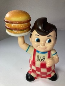 ヴィンテージ BIG BOY ビッグボーイ ソフビ フィギュア 人形 貯金箱 20㎝