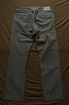 【傑作】極美品 GREY PINCHECK TROUSER ダブルアールエル 黒シャン グレー 杢 バックルバック ピンチェック トラウザー パンツ 2013年製 29_画像5