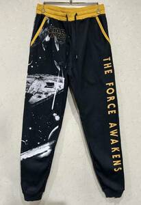 ＊スターウォーズ STAR WARS THE FORCE AWAKENS 裾リブ ジョガー ジョグ パンツ M　　　　　　BJBD.B