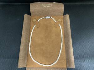 10518★MIKIMOTO ミキモト ベビーパール ネックレス 美品 真珠 pearl アクセサリー レディース 箱付き 約3.6-3.8㎜ 1円スタート 