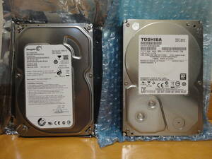 TOSHIBA 3.0TB/Seagate 500GB ジャンク品
