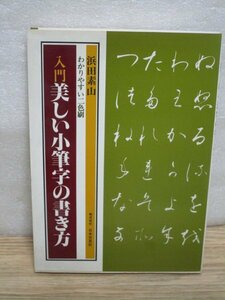 昭和57年■入門入門美しい小筆字の書き　浜田素山/日本文芸社