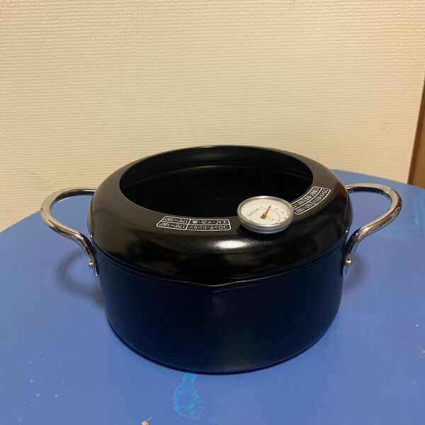 天ぷら鍋20cm温度計付き
