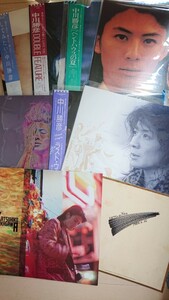 [ Showa era that time thing * freebie attaching ] Nakagawa Katsuhiko album 7 pieces set record /ka tea nlp Showa era Showa Retro j pop jpop lock middle river sho ......