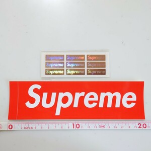 最終出品!! シュプリーム ステッカー 2枚セット 送料無料!! 正規品 Tupac Hologram 15SS boxlogo Sticker Supreme ボックスロゴ SUPREME