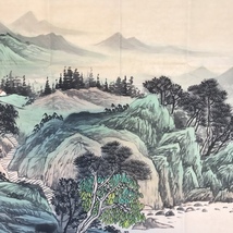 *珍品旧蔵*中国・近現代杰出画家 李可染 山水画 純手繪 精品画芯 中國古玩 古美術品 LRF0215_画像3