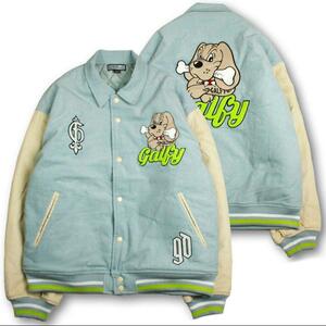 ガルフィー　galfy　激渋スタジャン　中型犬　L　サックスブルー　水色