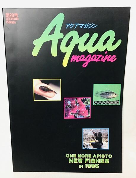 アクアマガジン 第28号① ONE MORE APISTO NEW FISHES アピスト アルタミーラ の新顔 プレコ 1995 WINTER 定価1500円⑥オ