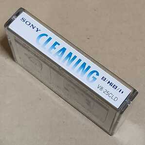 SONY ソニー 8mmビデオ ヘッドクリーナー Video Cleaning Cassette クリーニングカセット V8-25CLD Video8 videoHi8 Digital8 ジャンク品の画像3