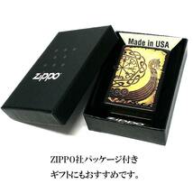 ZIPPO おしゃれ バイキング船 かっこいい ジッポ ライター ブラウン 軍艦 茶 メンズ プレゼント ギフト_画像5