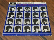 最初期 丸文字ラベル モノラル盤 ! A HARD DAYS NIGHT / THE BEATLES ザ ビートルズ UKオリジナル MONO PMC1230 XEX 481/482-3N_画像2