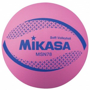 MIKASA soft volleyball jpy .78cm official approved ball MSN78-P pink 