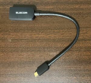 ELECOM エレコム USB Type-C to HDMI 変換アダプタ (AD-CHDMIQBK2)