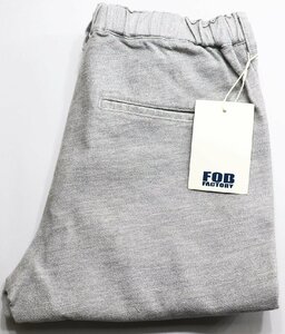 FOB FACTORY (エフオービーファクトリー) RELAX NARROW EASY PANTS / リラックスナロー イージーパンツ F0438 未使用品 グレー size L