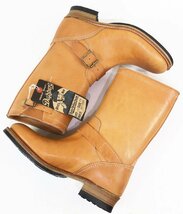 Dapper's (ダッパーズ) 40's Style Engineer Boot Lot 1142 / ホースバット エンジニアブーツ 未使用品 ナチュラル size 8.5D_画像6