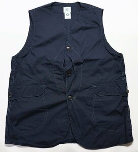 POST O'ALLS (ポストオーバーオールズ) ROYAL TRAVELER VEST / USA製 ロイヤルトラベラーベスト コットン 美品 ネイビー size S