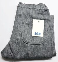 FOB FACTORY (エフオービーファクトリー) RELAX SWEAT PANTS / リラックス スウェットパンツ F0403 未使用品 チャコールヘザー size L_画像1