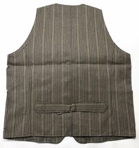 Dapper's (ダッパーズ) Lot 1422 Classical Railroader Work Vest / レイルローダー ワークベスト 未使用品 オールドブラウン size 40(L)_画像2