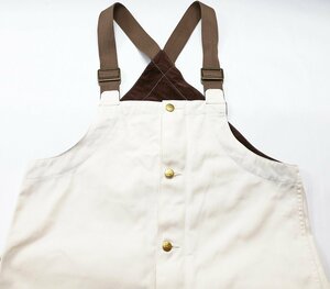 BLUCO work garment (ブルコ ワークガーメント) OL-150-020 OVERALL / オーバーオール デッキパンツ 美品 アイボリー size L