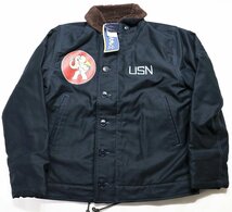 Pherrow's (フェローズ) N-1 DECK JACKET / デッキジャケット カスタム 19W-N-1-CUSTOM 未使用品 ネイビー size 38(M)_画像1