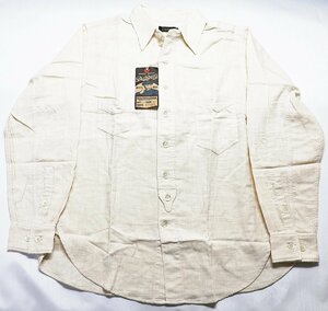 Dapper's (ダッパーズ) Lot 1153 Asymmetry Pocket Classic Shirts / ダブルガーゼ クラシックシャツ 未使用品 オフホワイト size 42(XL)