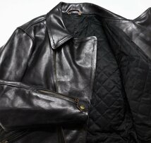 Dapper's (ダッパーズ) Lot 1588JS別注 50's Mortorcycle Leather Sports Jacket / トロ―ジャン ライダースジャケット 未使用品 size 38_画像3