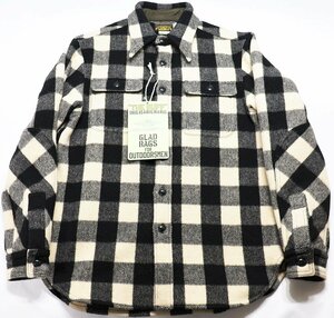 BARNSTORMERS (バーンストーマーズ) Buff. Plaid Camper's Shirt / バッファロープレイド キャンパーシャツ S16-01BK 未使用品 size L