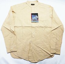 JELADO (ジェラード) Stand Collar Shirt “Ellis” / スタンドカラーシャツ エリス AG62102 未使用品 イエロー size L_画像1