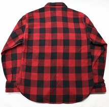 Deluxeware (デラックスウエア) HV-00...50s BUFFALO CHECK / バッファローチェック 未使用品 レッド size M / ヘビーネル_画像2