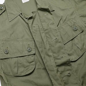 BuzzRickson's (バズリクソンズ) COAT MAN'S COMBAT TROPICAL / ジャングルファティーグ トロピカルジャケット BR12247 美品 オリーブ Mの画像4