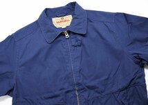 SugarCane (シュガーケーン) Cotton Weather Cloth Sports Jacket / コットン スポーツジャケット sc15293 美品 ネイビー size 36_画像4