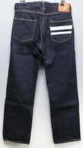 MOMOTARO JEANS (桃太郎ジーンズ) Lot 1005SP / 出陣レーベル 15.7oz.特濃デニム ミドルストレートジーンズ 美品 インディゴ w31_画像3