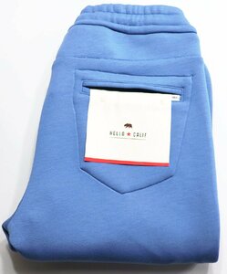 HELLO CALIF (ハローカリフ) ZIP EASY PANTS / ダンボールニット ジップイージーパンツ HC-224-050 未使用品 BLUE size M / ブルー