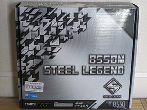 (新品・未開封) ASRock B550M Steel Legend Socket AM4 MicroATX DDR4