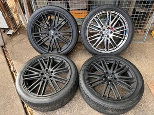 お買い得☆PARADA Spec-X245/45R20 99V☆2017年製♪ホイール付きタイヤセット♪タイヤ溝5ｍｍ☆