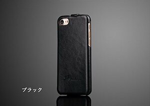 iphone SE3 ケース iPhone SE2/8/7 レザーケース iphone7 レザーケース iphone8 ケース アイフォン7/8 レザーケース 手帳型 縦開き 黒