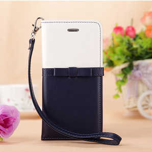 iphone6s レザーケース アイフォン6s ケース iphone6/6s カバー 手帳型 リボン a5