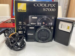 良品　Nikon　ニコン　 COOLPIX S7000 　デジタルカメラ　ブラック　