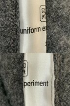 128A uniform experiment fragment ニット グレー【中古】_画像9