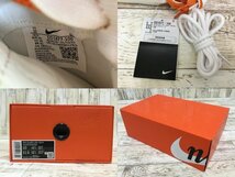 148B SACAI × NIKE BLAZER LOW DD1877-100 サカイ ナイキ ブレザー ホワイト/マグマオレンジ-ホワイト【中古】_画像10