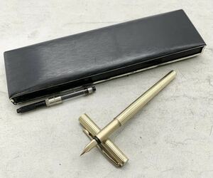 FN11020Q 【1000円スタート!!】 MONTBLANC モンブラン noblesse ゴールド 万年筆 14K 585 文房具 筆記用具 【早い者勝ち!!】