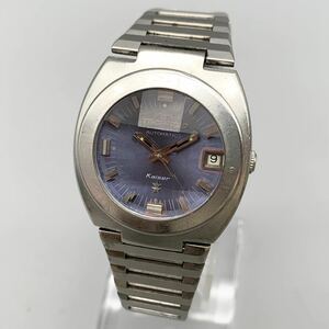 FN11156P【1000円スタート!!】TECHNOS テクノス Kaiser カイザー AUTOMATIC 自動巻 メンズ 腕時計 稼働品【早い者勝ち!!】