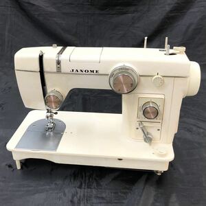 FN11244T 【1000円スタート!!】JANOME ジャノメ ミシン MODEL 802 手芸 裁縫 レトロ 本体のみ 現状出品 【早い者勝ち!!】