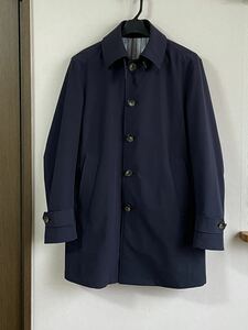 CROWDED CLOSET クラウデッドクローゼット メンズビギ ステンカラー コート 02 ネイビー MEN'S BIGI